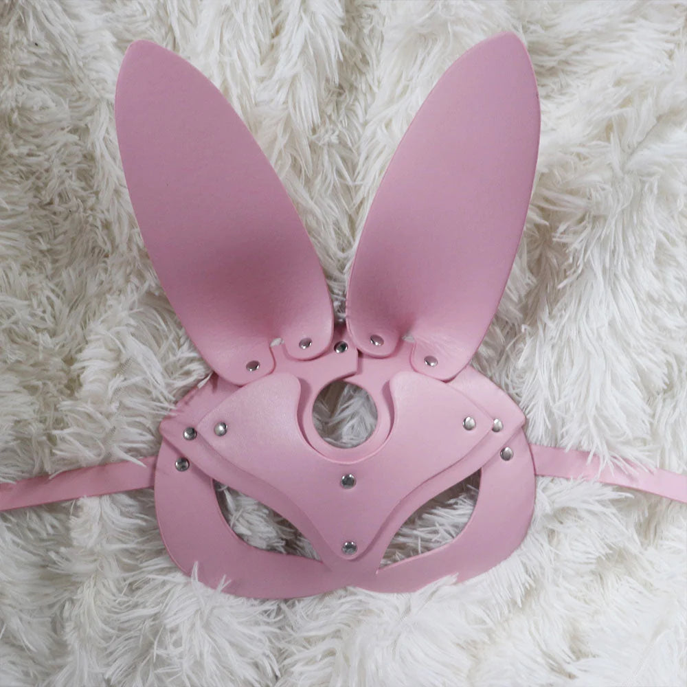 Kitten After Dark Leather Cat Mask by OEXX