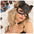 Kitten After Dark Leather Cat Mask by OEXX