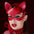 Kitten After Dark Leather Cat Mask by OEXX