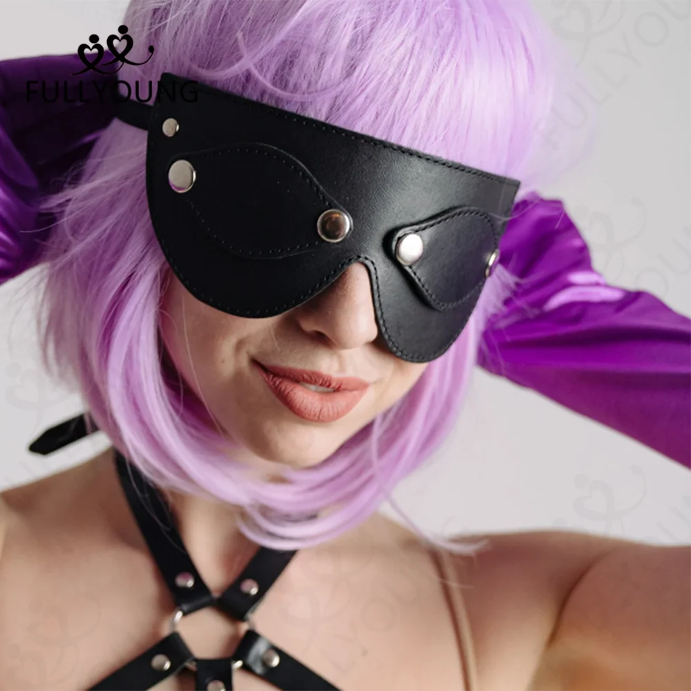 Kitten After Dark Leather Cat Mask by OEXX